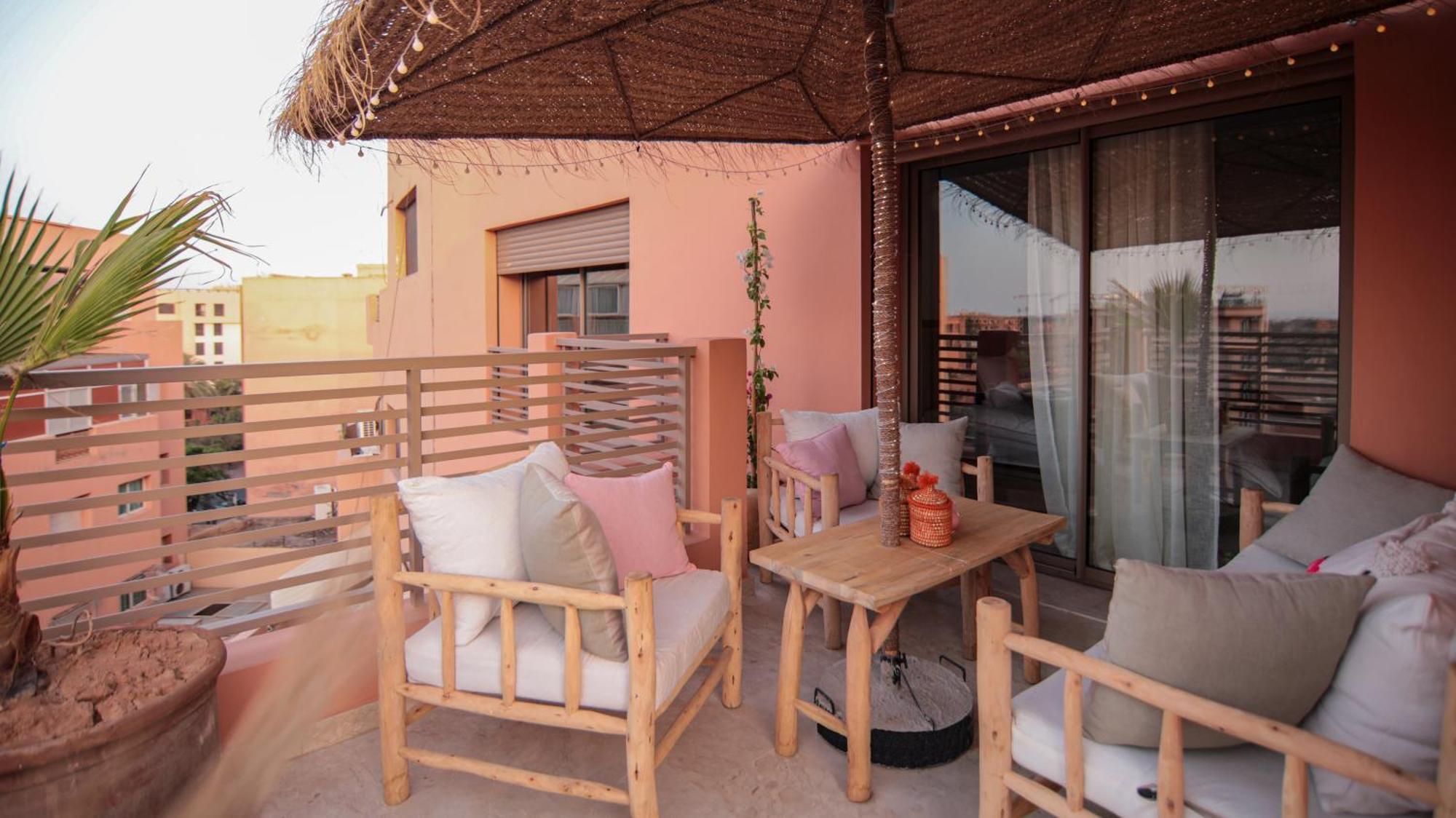 Piscine Chauffee - Sauna - Hammam - Appart Coeur De Gueliz 马拉喀什 外观 照片